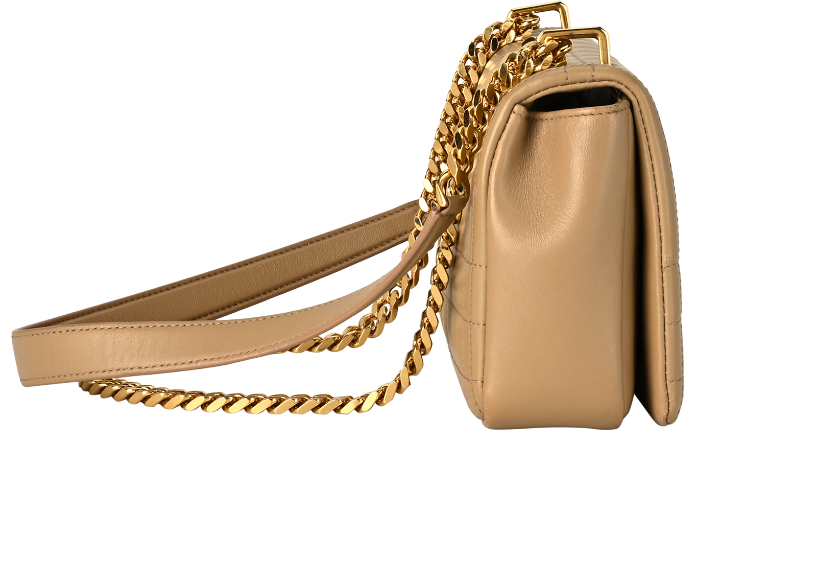 Small Lola, &pound;495, Handbags, Beige, Leather, Side view